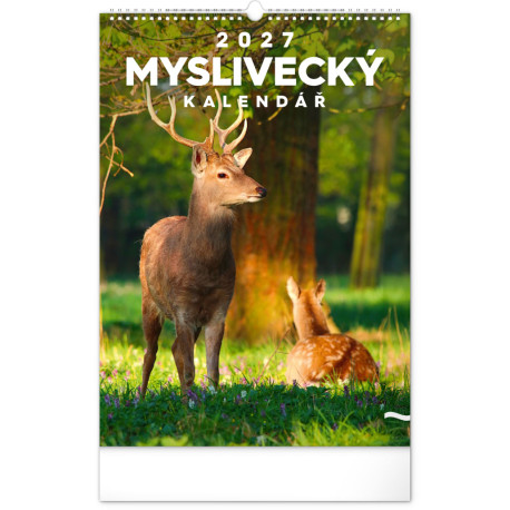 Nástěnný kalendář 2027 Myslivecký