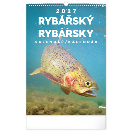 Nástěnný kalendář 2027 Rybářský - Rybársky