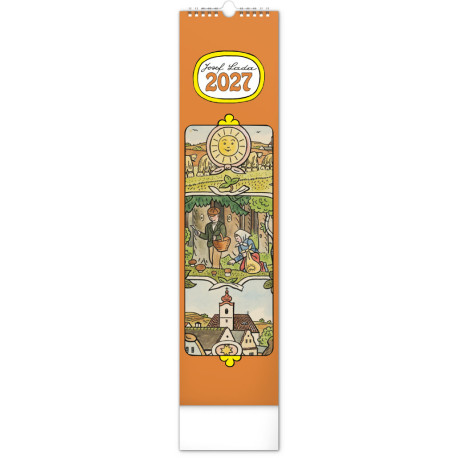 Nástěnný kalendář 2027 Kravata - Josef Lada 