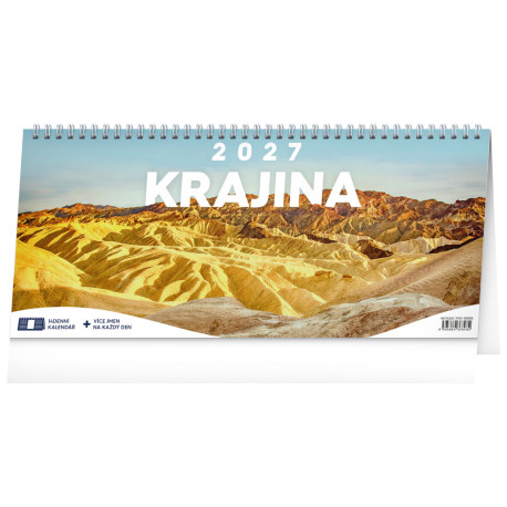 Stolní kalendář 2027 Krajina – 14denní