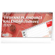 Stolní kalendář 2027 Plánovací řádkový 