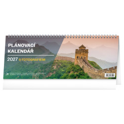 Stolní kalendář 2027 Plánovací daňový s fotografiemi 
