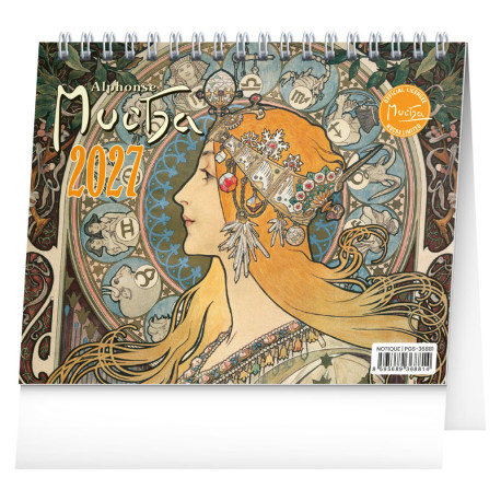 Stolní kalendář 2027 Alfons Mucha