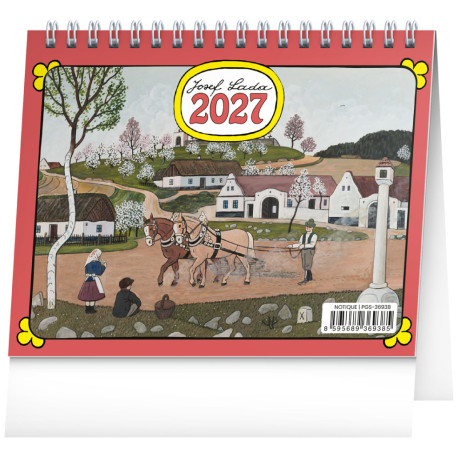 Stolní kalendář 2027 Josef Lada