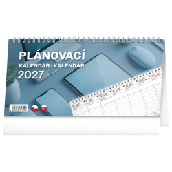 Stolní kalendář 2027 Plánovací CZ/SK