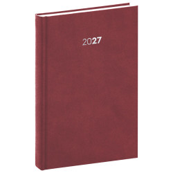 Denní diář 2027 A5 Balakon - bordó