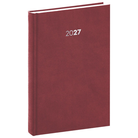 Denní diář 2027 A5 Balakon - bordó