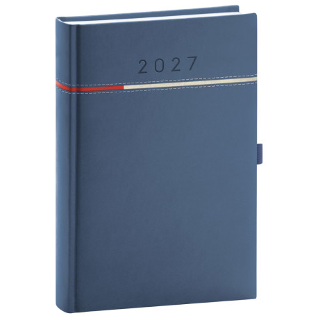 Denní diář 2027 A5 Tomy - modro-červená
