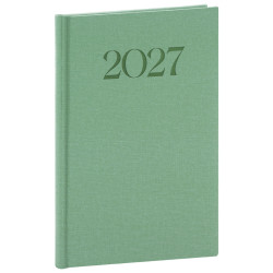 Týdenní diář 2027 A5 Biella - zelená