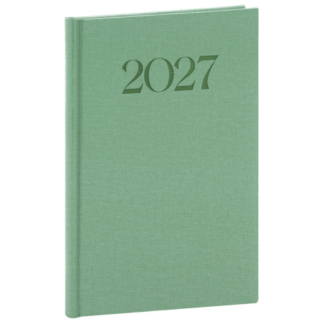 Týdenní diář 2027 A5 Biella - zelená