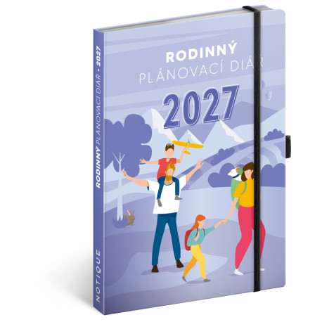 Týdenní diář 2027 A5 Rodinný diář