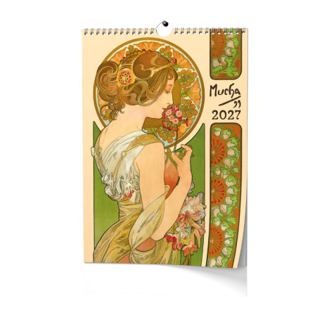 Nástěnný kalendář 2027- A3  Alfons Mucha 