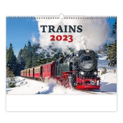 Nástěnný kalendář 2023 - Trains