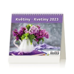 Stolní kalendář 2023 MiniMax - Květiny/Kvetiny