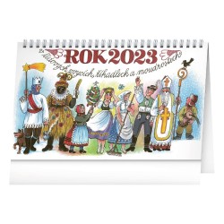 Stolní kalendář 2023 Lidová přísloví III. na rok  - Kamila Skopová