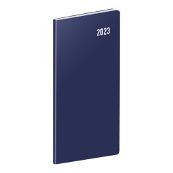 Měsíční diář 2023 plánovací kapesní - Modrá  