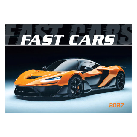 Nástěnný kalendář 2027 - Fast cars  