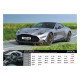 Nástěnný kalendář 2027 - Fast cars  