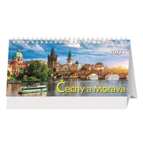 Stolní kalendář 2027 - Čechy a Morava