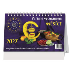 Stolní kalendář 2027 - Vaříme ve znamění měsíce