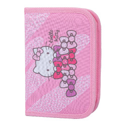 Školní penál jednopatrový Hello Kitty Sweet Leopard