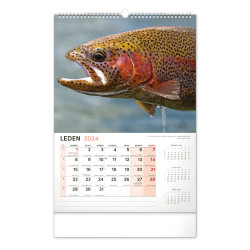 Nástěnný kalendář 2024 Rybářský