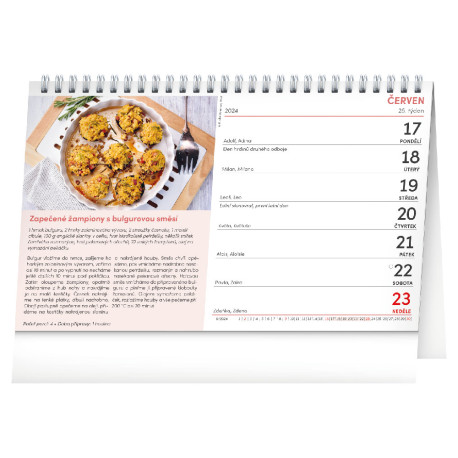 Stolní kalendář 2024 Domácí kuchyně 