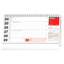 Stolní kalendář 2024 Plánovací řádkový 