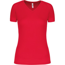 Dámské sportovní tričko s výstřihem do V