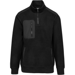Pracovní fleecová mikina s 1/4 zipem