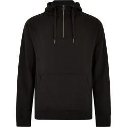 Mikina s kapucí a 1/4 zipem