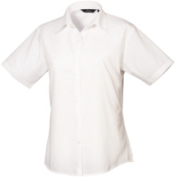 Popelínová halenka s krátkým rukávem