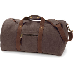 Vintage plátěná cestovní taška