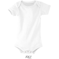 Dětské žebrované body z bio bavlny