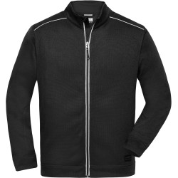 Pánská pracovní pletená fleecová bunda - Solid